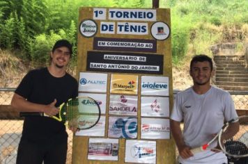 Foto -  1º Torneio de Tênis