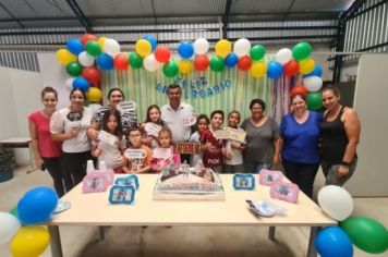 Foto - Festa no Serviço de Convivência e Fortalecimento de Vínculos