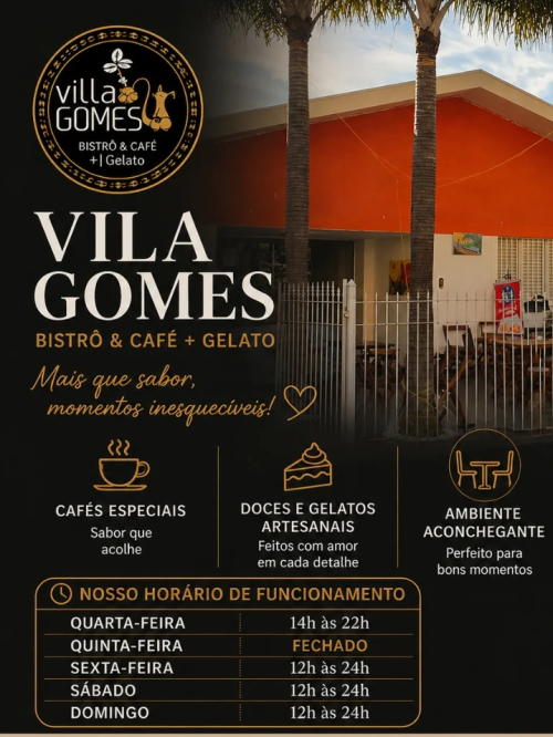 Villa Gomes Bistrô Café & Gelato